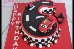 Cars-Number-cake